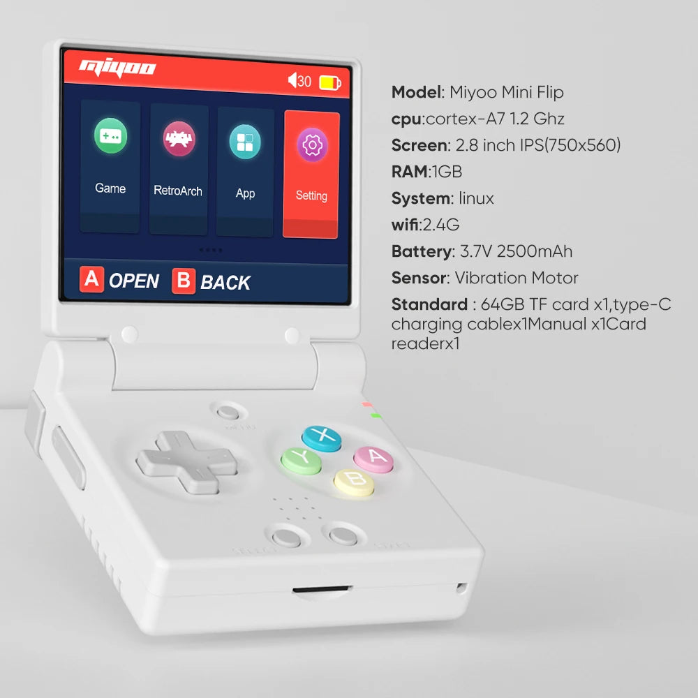 Miyoo MINI Flip Retro console